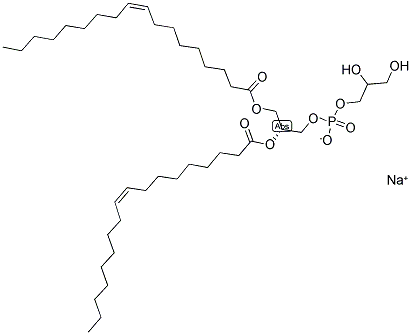 1,2-DIOLEOYL-SN-GLYCERO-3-[PHOSPHO-RAC-(1-GLYCEROL)] (SODIUM SALT) Struktur