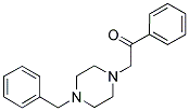 2-(4-BENZYLPIPERAZINO)-1-PHENYL-1-ETHANONE Struktur