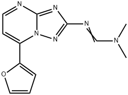 N'-[7-(2-FURYL)[1,2,4]TRIAZOLO[1,5-A]PYRIMIDIN-2-YL]-N,N-DIMETHYLIMINOFORMAMIDE Struktur