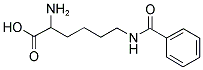 2-AMINO-6-(BENZOYLAMINO)HEXANOIC ACID Struktur