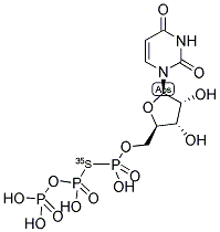 URIDINE 5'-TRIPHOSPHATE, [ALPHA-35S] Struktur