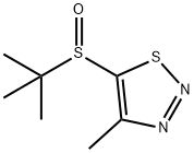 5-(TERT-BUTYLSULFINYL)-4-METHYL-1,2,3-THIADIAZOLE Struktur