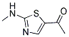 1-[2-(METHYLAMINO)-1,3-THIAZOL-5-YL]-1-ETHANONE Struktur