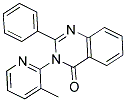 3-(3-METHYLPYRIDIN-2-YL)-2-PHENYLQUINAZOLIN-4(3H)-ONE Struktur