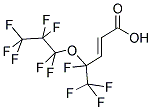 4,5,5,5-TETRAFLUORO-4-(HEPTAFLUORO-1-PROPOXY)-2-PENTENOIC ACID Struktur