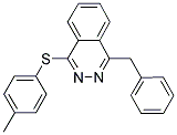 1-BENZYL-4-[(4-METHYLPHENYL)SULFANYL]PHTHALAZINE Struktur