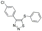 4-(4-CHLOROPHENYL)-1,2,3-THIADIAZOL-5-YL PHENYL SULFIDE Struktur