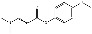 4-METHOXYPHENYL 3-(DIMETHYLAMINO)ACRYLATE Struktur