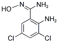 2-AMINO-3,5-DICHLORO-N'-HYDROXYBENZENECARBOXIMIDAMIDE Struktur