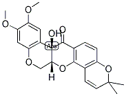 (-)-TEPHROSIN Struktur