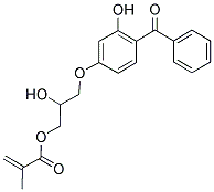 2-HYDROXY-4-[2-HYDROXY-3-(METHACRYLOYLOXY)-PROPOXY]BENZOPHEN Struktur