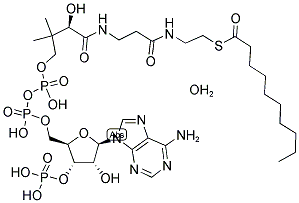 DECANOYL COENZYME A MONOHYDRATE Struktur