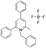 1-BENZYL-2-METHYL-4,6-DIPHENYLPYRIDINIUM TETRAFLUOROBORATE Struktur