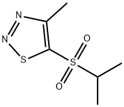 5-(ISOPROPYLSULFONYL)-4-METHYL-1,2,3-THIADIAZOLE Struktur