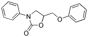 3-PHENYL-5-(PHENOXYMETHYL)-1,3-OXAZOLIDIN-2-ONE Struktur