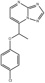 4-CHLOROPHENYL 1-[1,2,4]TRIAZOLO[1,5-A]PYRIMIDIN-7-YLETHYL ETHER Struktur