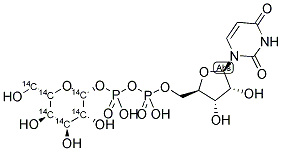 URIDINE DIPHOSPHATE GALACTOSE, [GALACTOSE-14C(U)] Struktur