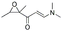 3-(DIMETHYLAMINO)-1-(2,3-DIMETHYLOXIRAN-2-YL)PROP-2-EN-1-ONE Struktur