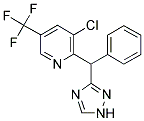 3-CHLORO-2-[PHENYL(1H-1,2,4-TRIAZOL-3-YL)METHYL]-5-(TRIFLUOROMETHYL)PYRIDINE Struktur