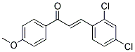 3-(2,4-DICHLOROPHENYL)-1-(4-METHOXYPHENYL)PROP-2-EN-1-ONE Struktur