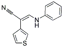 3-ANILINO-2-(3-THIENYL)ACRYLONITRILE Struktur