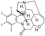 STRYCHNINE, [BENZENE RING-3H]- Struktur