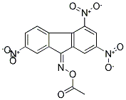 9-[(ACETYLOXY)IMINO]-2,4,7-TRINITRO-9H-FLUORENE Struktur