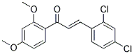 3-(2,4-DICHLOROPHENYL)-1-(2,4-DIMETHOXYPHENYL)PROP-2-EN-1-ONE Struktur