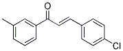 3-(4-CHLOROPHENYL)-1-(3-METHYLPHENYL)PROP-2-EN-1-ONE Struktur