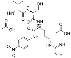 H-D-VAL-SER-ARG-PNA 2ACOH Struktur