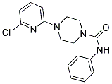 4-(6-CHLORO-2-PYRIDINYL)-N-PHENYLTETRAHYDRO-1(2H)-PYRAZINECARBOXAMIDE Struktur