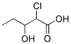 2-CHLORO-3-HYDROXYPENTANOIC ACID Struktur