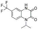 1-ISOPROPYL-6-(TRIFLUORMETHYL)-2,3-(1H,4H)-QUINOXALINEDIONE Struktur