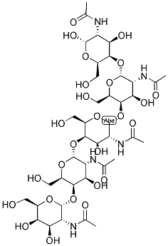 ALPHA-1,4-D-N-ACETYL GALACTOSAMINE PENTAMER Struktur