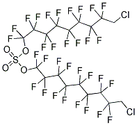 BIS(9-CHLORO-1H,1H-PERFLUORONONYL)SULPHATE Struktur