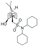 (-)-10-DICYCLOHEXYLSULFAMOYL-D-ISOBORNEOL Struktur