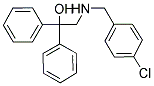 2-[(4-CHLOROBENZYL)AMINO]-1,1-DIPHENYL-1-ETHANOL Struktur