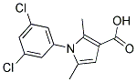 1-(3,5-DICHLOROPHENYL)-2,5-DIMETHYL-1H-PYRROLE-3-CARBOXYLIC ACID Struktur