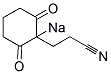 SODIUM-2-(CYANOETHYL)CYCLOHEXANE-DIONATE Struktur