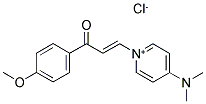 3-[4-(DIMETHYLAMINO)PYRIDINIUM-1-YL]-1-(4-METHOXYPHENYL)PROP-2-EN-1-ONE CHLORIDE Struktur