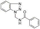 N-(1H-BENZOTRIAZOL-1-YLMETHYL)BENZAMIDE Struktur