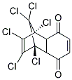 1,2,3,4,9,9-HEXACHLORO-1,4,4A,8A-TETRAHYDRO-1,4-METHANONAPHTHALENE-5,8-DIONE Struktur