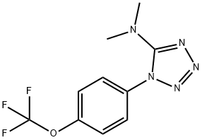 N,N-DIMETHYL-1-[4-(TRIFLUOROMETHOXY)PHENYL]-1H-1,2,3,4-TETRAAZOL-5-AMINE Struktur