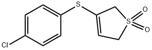 3-[(4-CHLOROPHENYL)SULFANYL]-2,5-DIHYDRO-1H-1LAMBDA6-THIOPHENE-1,1-DIONE Struktur