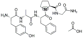 (D-ALA2)-BETA-CASOMORPHIN (1-5) AMIDE (BOVINE) ACETATE SALT Struktur