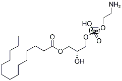 1-MYRISTOYL-SN-GLYCERO-3-PHOSPHOETHANOLAMINE Struktur