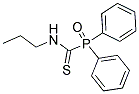 OXO(DIPHENYL)-N-PROPYLPHOSPHORANECARBOTHIOAMIDE Struktur