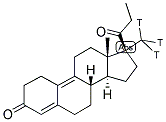 PROMEGESTONE, [17 ALPHA-METHYL-3H]- Struktur