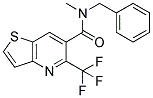 N-BENZYL-N-METHYL-5-(TRIFLUOROMETHYL)THIENO[3,2-B]PYRIDINE-6-CARBOXAMIDE Struktur