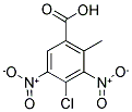 4-CHLORO-2-METHYL-3,5-DINITROBENZOIC ACID Struktur